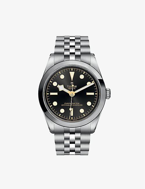 TUDOR: M79640-0001 Black Bay stainless-steel automatic watch