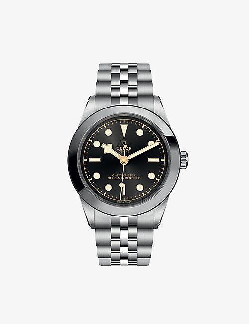 TUDOR: M79660-0001 Black Bay stainless-steel automatic watch