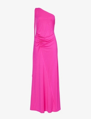 AMY LYNN: Rhinestone-embellished stretch-woven maxi dress