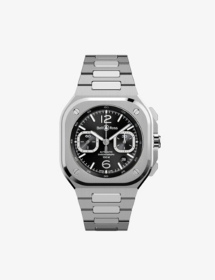 BELL & ROSS: BR05C-GN-STSST Chrono Black stainless-steel automatic watch