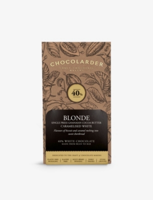 CHOCOLARDER: Blonde 40% white chocolate bar 70g