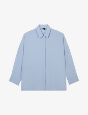 THE KOOPLES: Relaxed-fit long-sleeve silk shirt