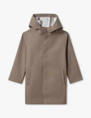 REISS: Eero hooded straight-fit woven jacket 3-13 years