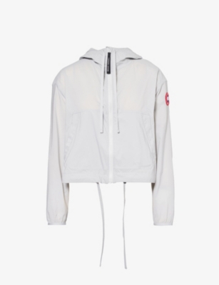 CANADA GOOSE: Kaslo brand-patch hooded shell jacket