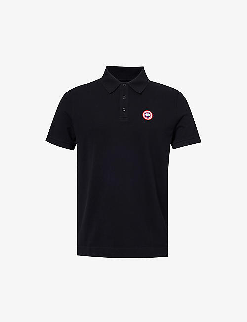 CANADA GOOSE: Beckley logo-embroidered regular-fit cotton polo shirt