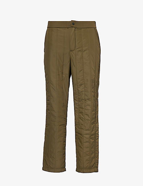 CANADA GOOSE: Carlyle quilted straight-leg regular-fit shell trousers
