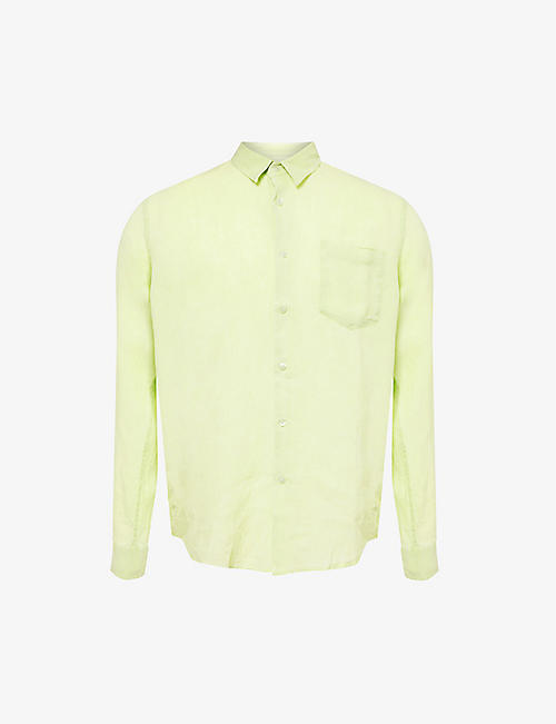 VILEBREQUIN: Caroubis patch-pocket linen shirt
