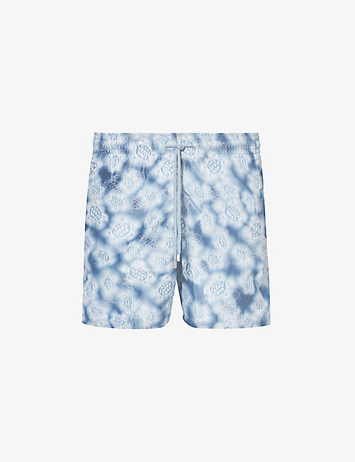VILEBREQUIN: Moopea floral-print recycled-polyester and silk swim shorts