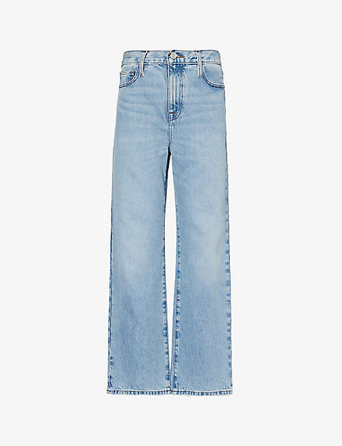 FRAME: Le Jane straight-leg high-rise denim jeans