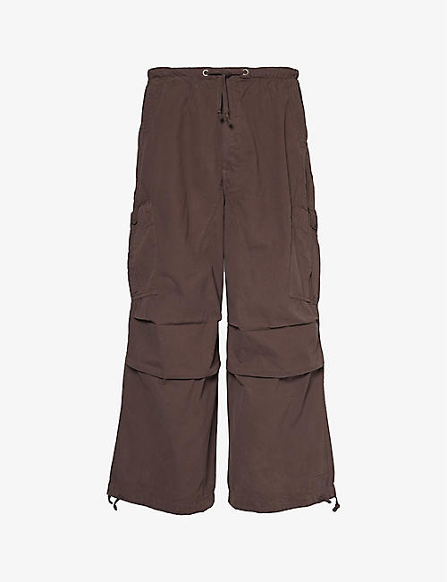 JADED LONDON: Parachute wide-leg cotton trousers