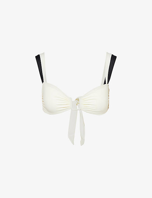 AWAY THAT DAY: Cannes balconette stretch-recycled polyamide bikini top