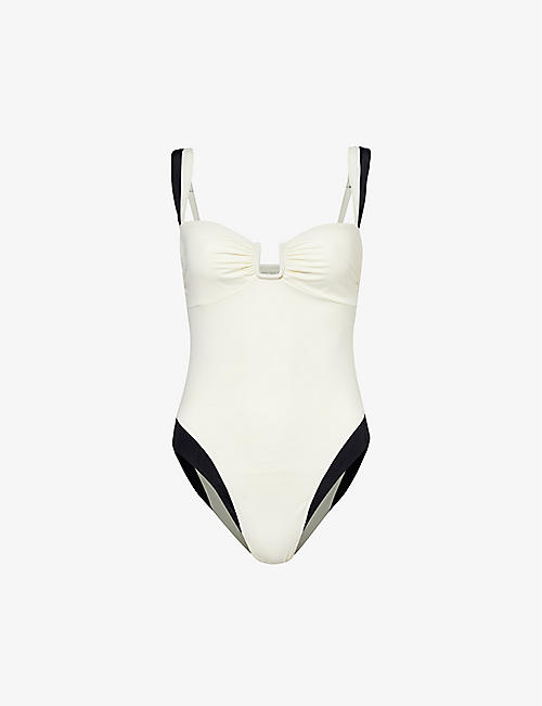 AWAY THAT DAY: Cannes recycled-polyamide-blend swimsuit
