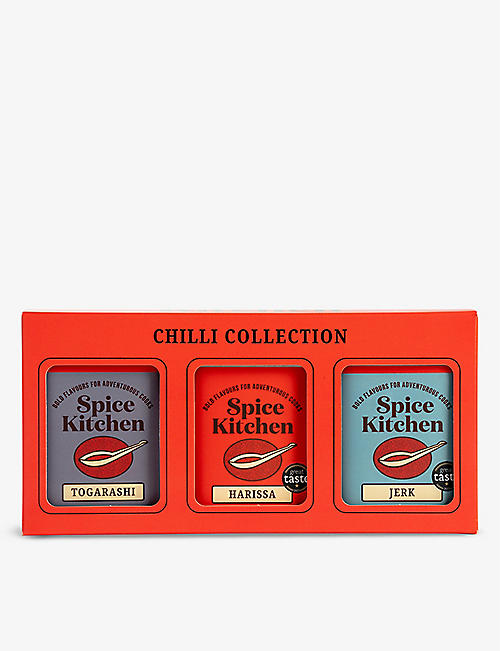 SPICE KITCHEN: Spice Kitchen Trio Chilli Collection 240g