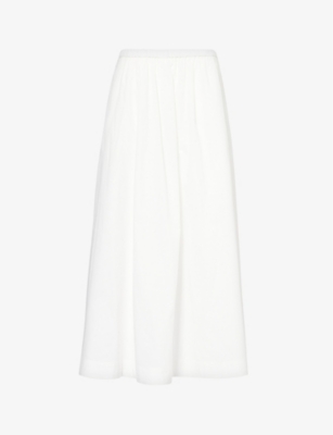 FAITHFULL THE BRAND: Scanno slip-pocket organic-cotton midi skirt