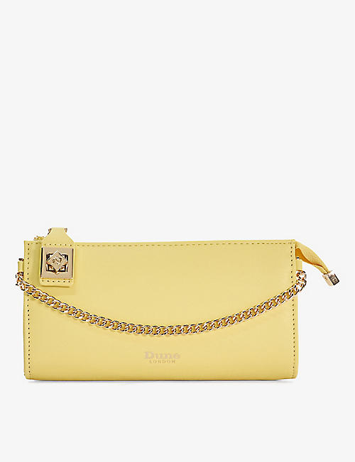 DUNE: Koining chain-handle faux-leather purse