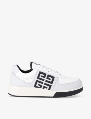 GIVENCHY: G4 panelled leather low-top trainers