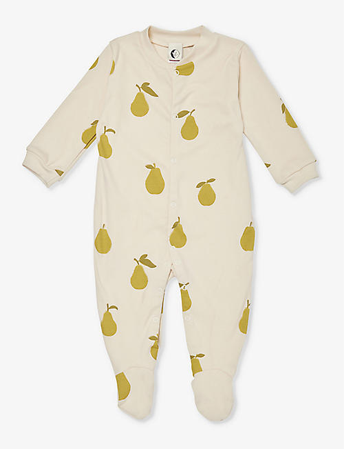 SLEEPY DOE: Pear-print cotton-jersey babygrow 0-12 months