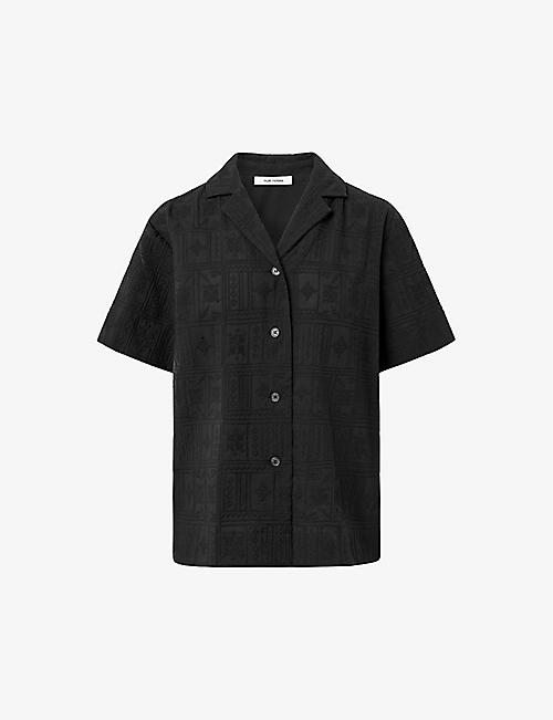 NUE NOTES: Henri embroidered cotton shirt