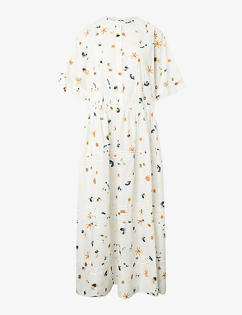 NUE NOTES: Will floral-print cotton maxi dress