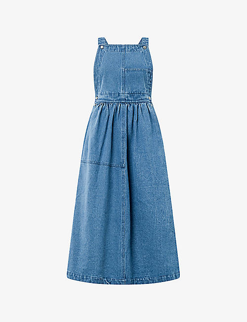 NUE NOTES: Calais relaxed-fit denim midi dress