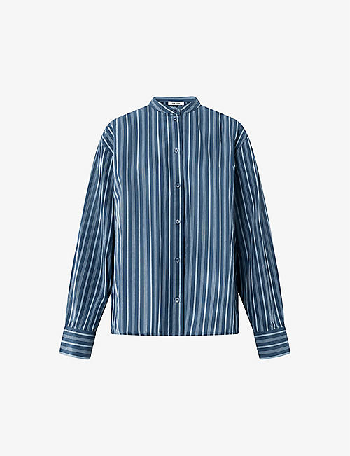 NUE NOTES: Florian stripe cotton shirt