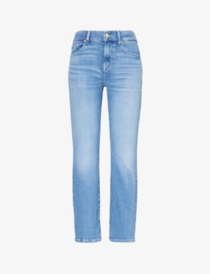 7 FOR ALL MANKIND: Relaxed Skinny tapered-leg mid-rise stretch-denim