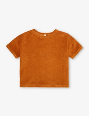ORGANIC ZOO: Waffle short-sleeve organic-cotton towelling T-shirt 0-4 years