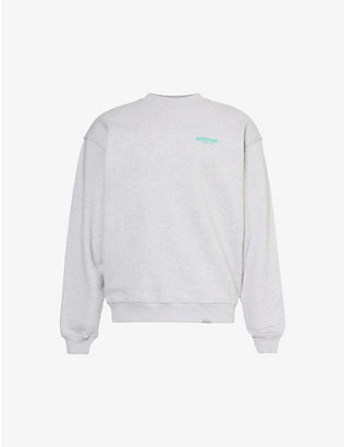 REPRESENT: Owners' Club slogan-print relaxed-fit cotton-jersey sweatshirt