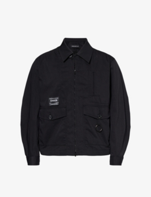 UNDERCOVER: Zipped woven jacket