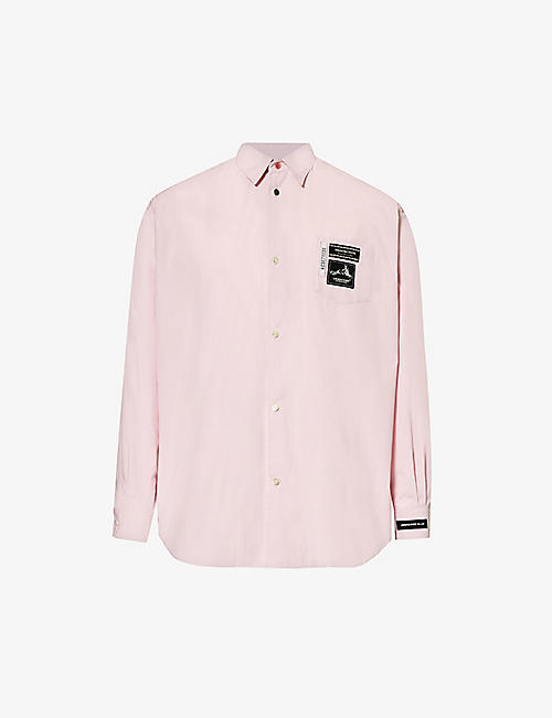 UNDERCOVER: Brand-patch long-sleeve cotton-blend shirt