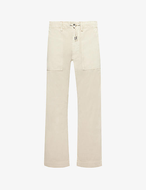 RRL: Wilton straight-leg relaxed-fit cotton trousers