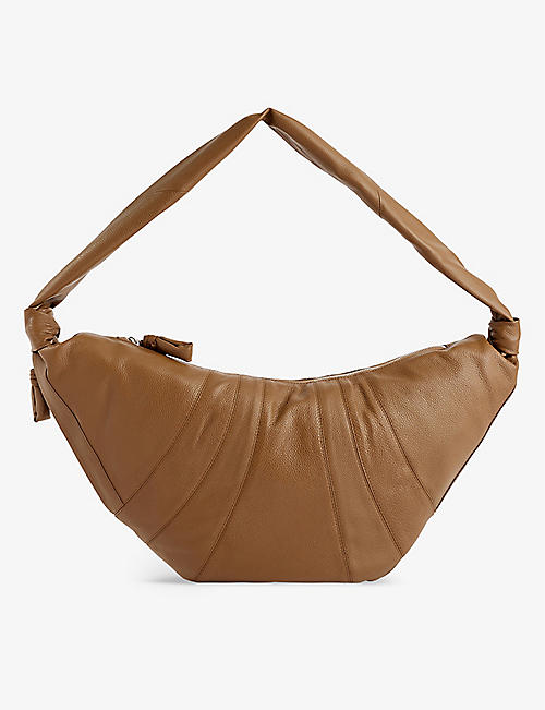 LEMAIRE: Croissant grand leather cross-body bag