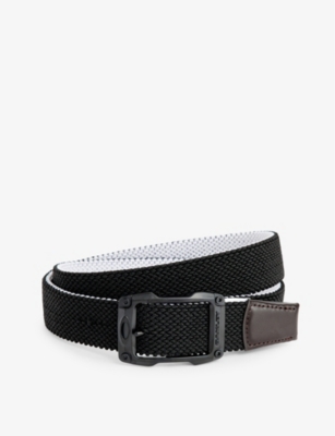 OAKLEY: Reversible logo-embellished woven belt