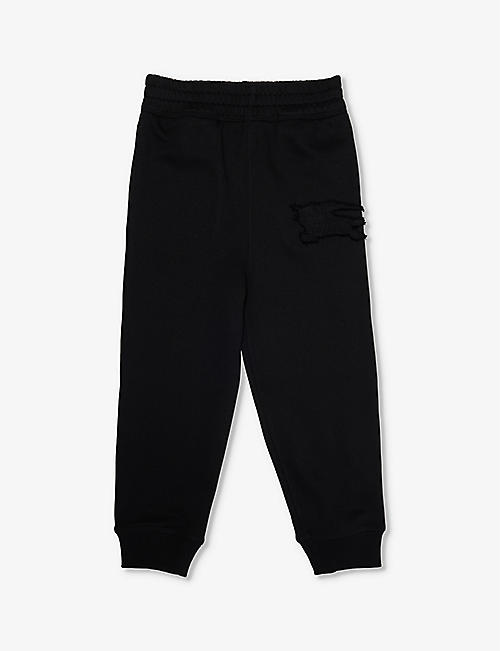 BURBERRY: Jackson regular-fit mid-rise cotton-jersey jogging bottoms 3-14 years