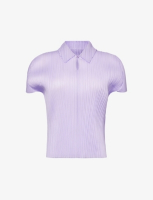 PLEATS PLEASE ISSEY MIYAKE: April pleated knitted top