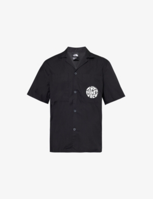 THE NORTH FACE: Brand-print regular-fit woven shirt