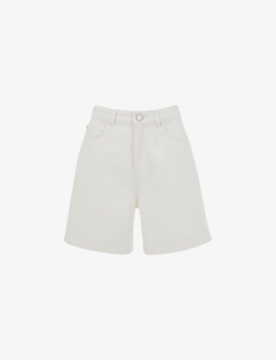 WHISTLES: Patch-pocket regular-fit denim shorts
