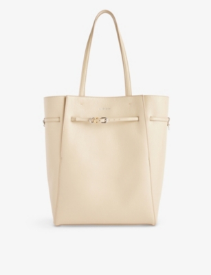 GIVENCHY: Voyou medium leather tote bag