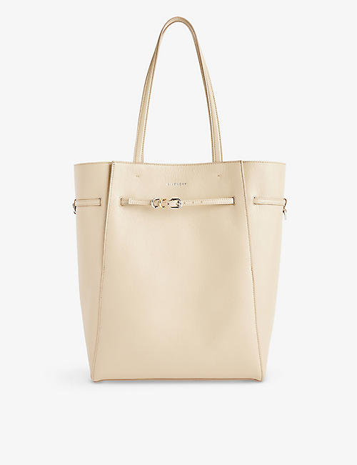 GIVENCHY: Voyou medium leather tote bag