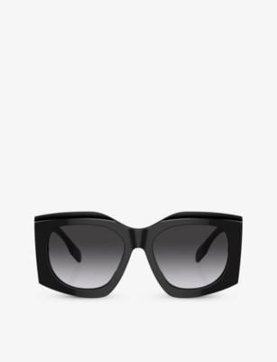 BURBERRY: BE4388U Madeline cat-eye-frame acetate sunglasses