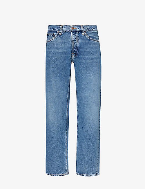 NUDIE JEANS: Rad Rufus regular-fit straight-leg jeans