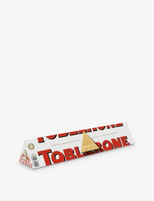 TOBLERONE: Toblerone white chocolate and nougat bar 360g