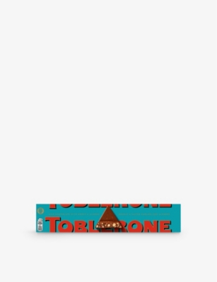 TOBLERONE: Toblerone Crunchy Almonds chocolate and nougat bar 360g