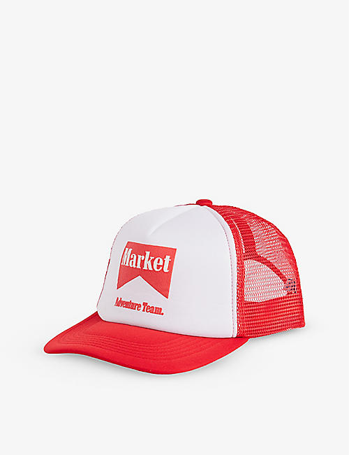 MARKET: Adventure Team brand-print woven baseball cap