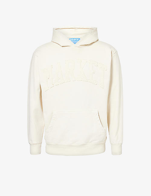 MARKET: Arc brand-embroidered cotton-jersey hoody