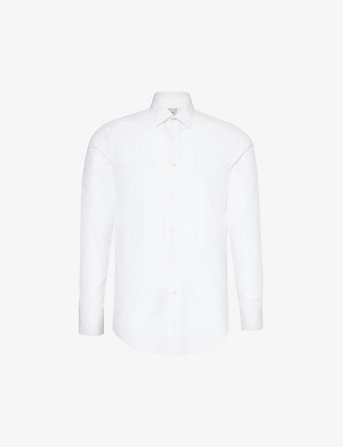 PAUL SMITH: Darted slim-fit cotton shirt