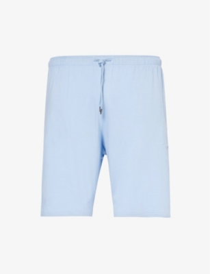 DEREK ROSE: Basel relaxed-fit stretch-woven pyjama shorts