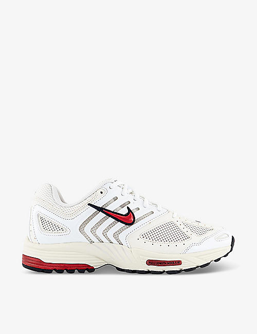 NIKE: Air Peg 2K5 brand-tab mesh and leather low-top trainers