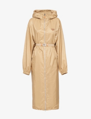 PRADA: Light oversized-fit re-nylon raincoat