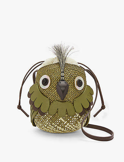LOEWE: Loewe x Paula's Ibiza bird iraca-palm bag